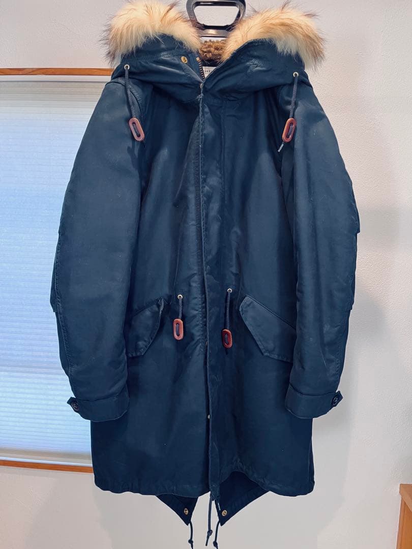 希少　美品　 アメリカンラグシー　モッズコート　ネイビー　 サイズ1