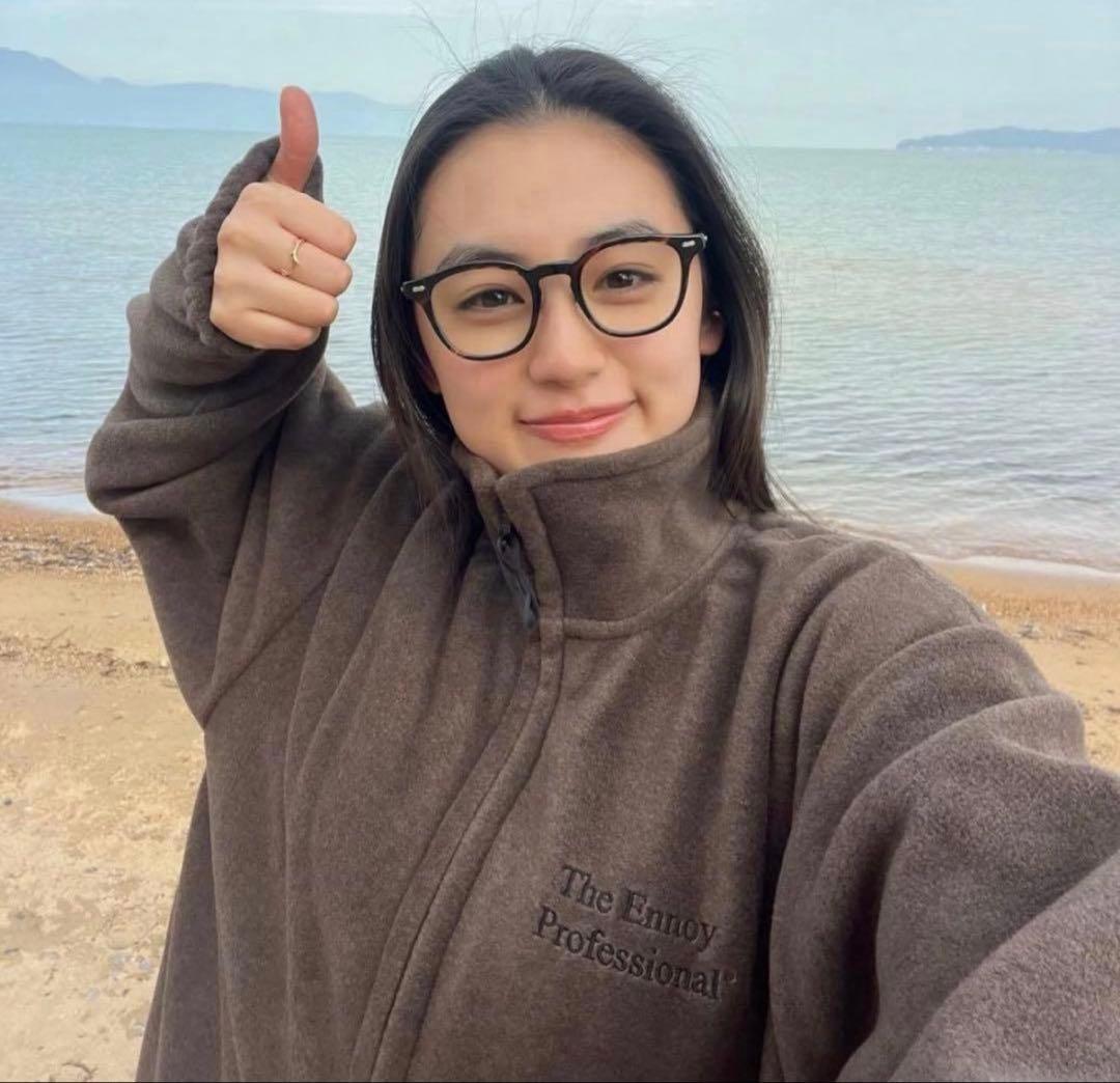 【特価】ENNOY スタイリスト私物　フリース　ブラウン　L