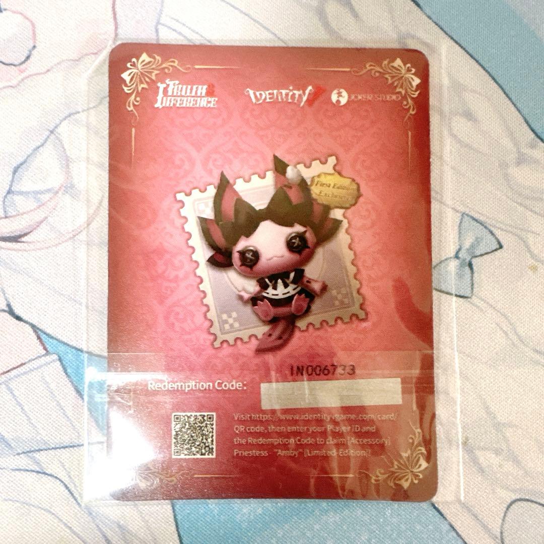 第五人格　祭司　スカーレット　ポーカーカード、缶バッジ、色紙セット