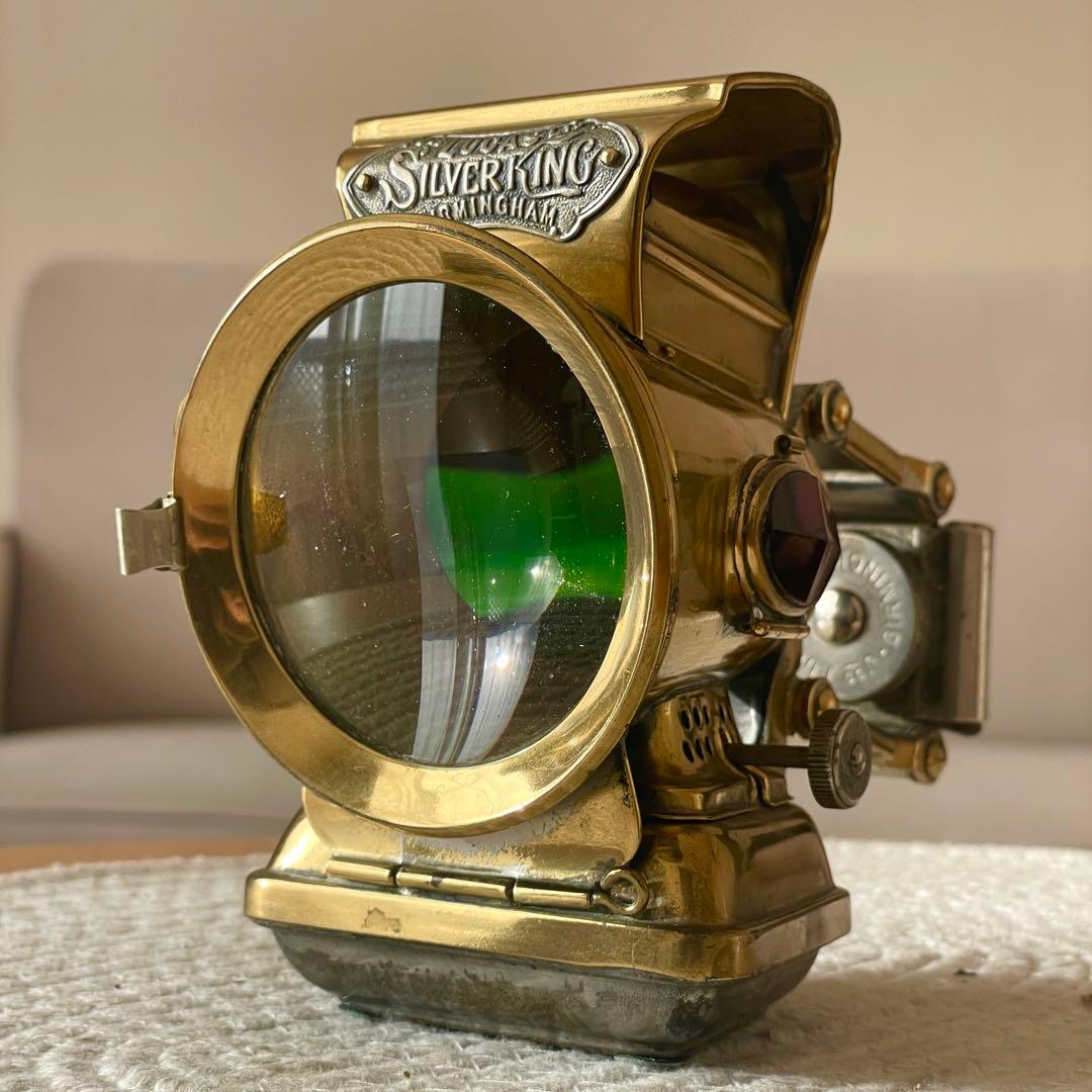 Lucas Silver King オイルランプ（ニッケル版）バイシクルライト