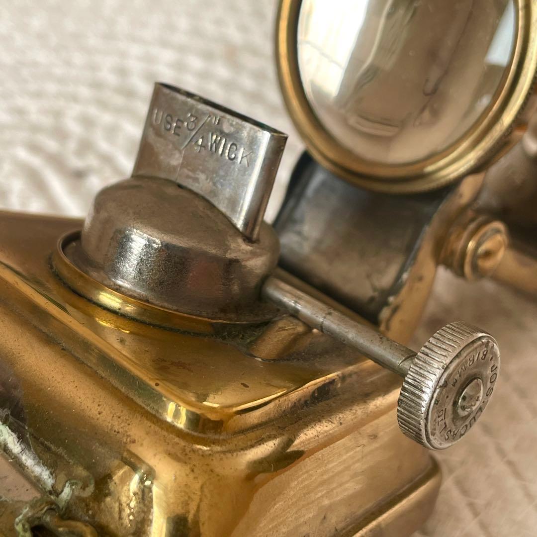 Lucas Silver King オイルランプ（ニッケル版）バイシクルライト