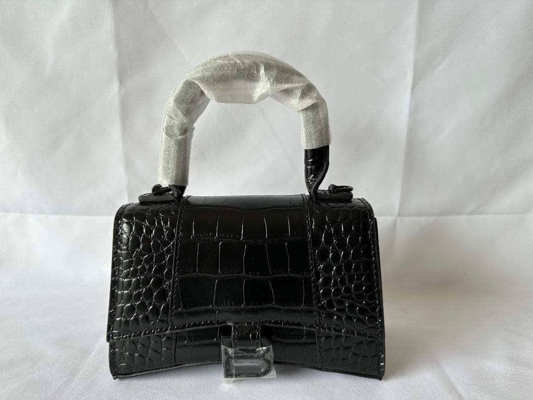 Balenciaga ホーグラス ミニ クロコエンボス