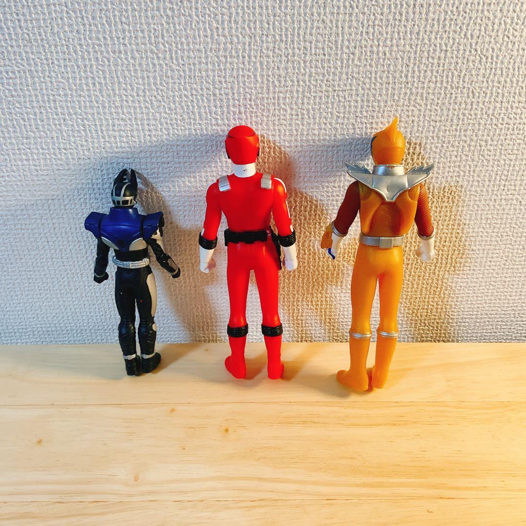 中古レアソフビ38体（仮面ライダーシリーズ36体・戦隊シリーズ2体）のまとめ売り