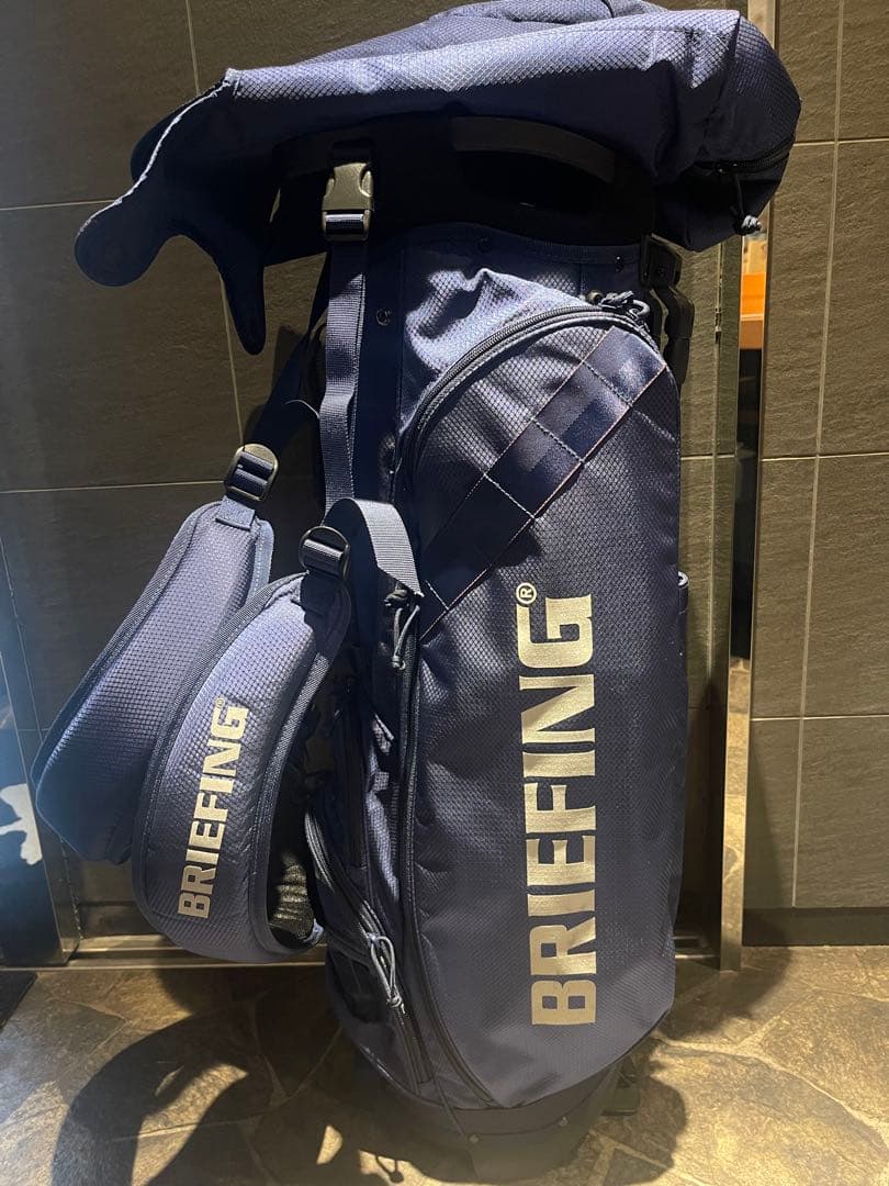 BRIEFING スタンドゴルフバッグ ネイビー　cr-7