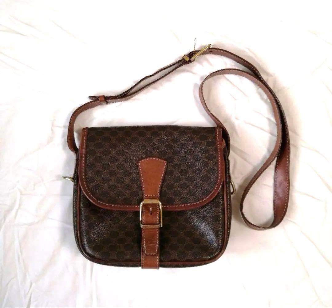 オールドセリーヌ マカダム柄 ショルダーバック