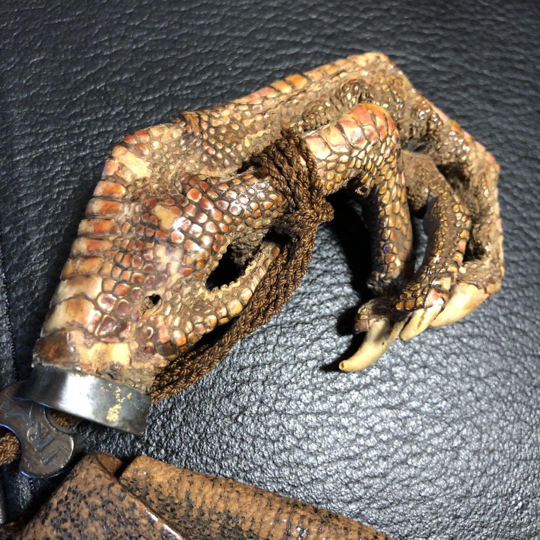 珍品　根付け　鷹　鷲　骨董　古民具　古道具