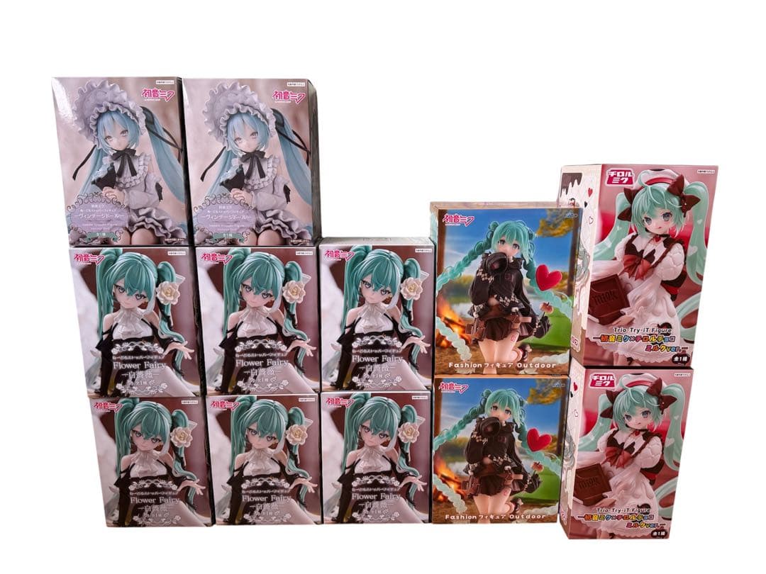 初音ミク フィギュア ヴィンテージドール 白薔薇 fashion チロルチョコ