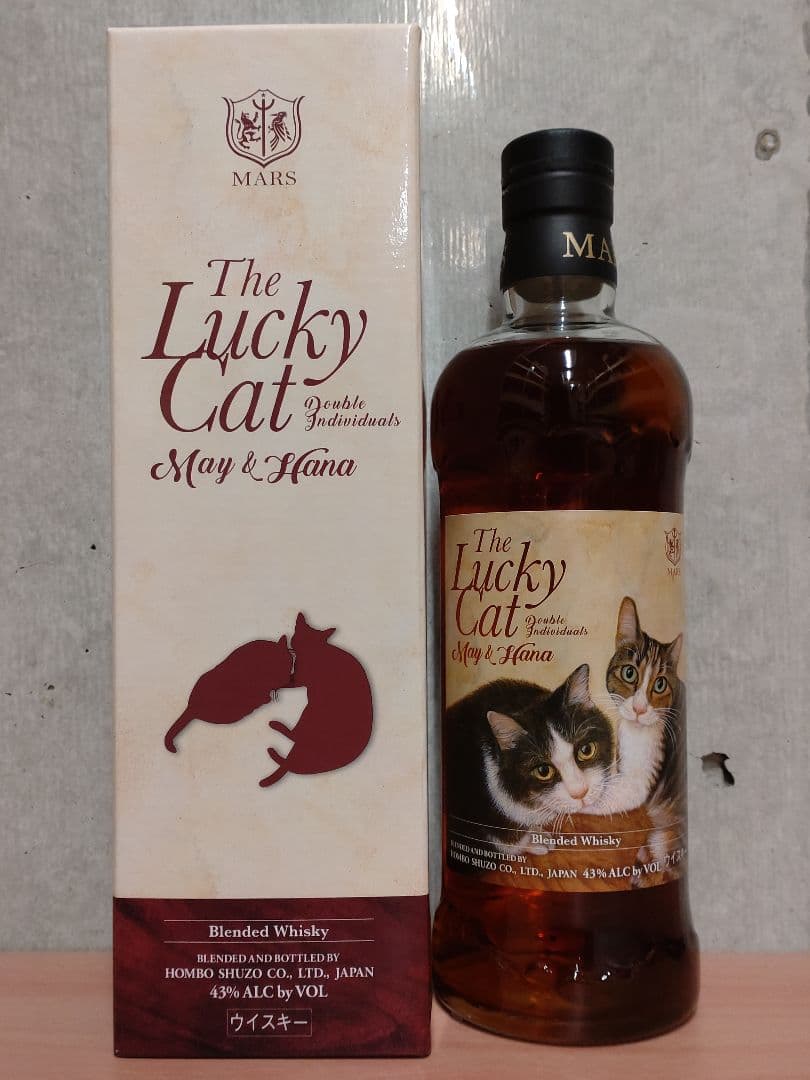 ウイスキー The Lucky Cat May & Hana 700ml 43%