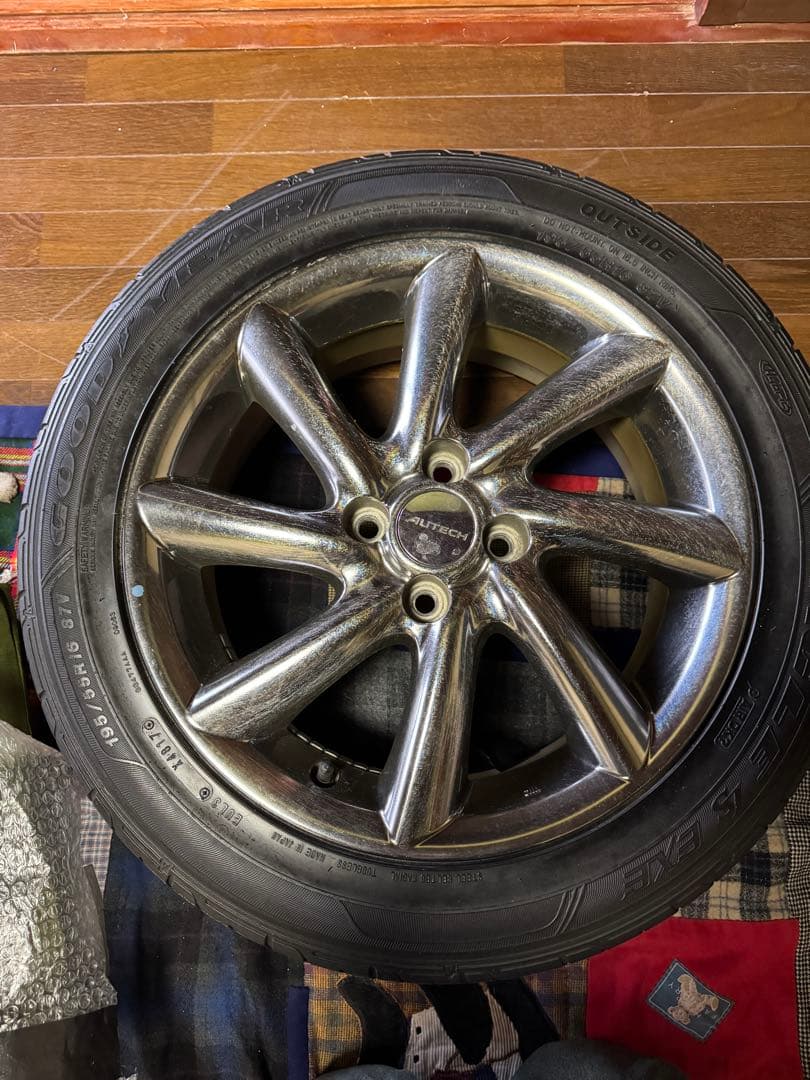 AUTECH アルミホイール　Z12 キューブ　ライダー純正　RAYS製　4本