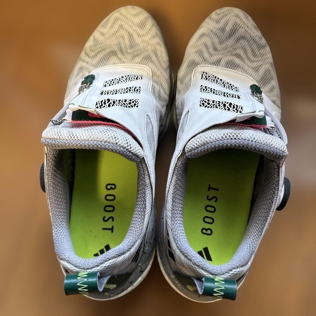 adidas コードカオスBOAホワイト／カレッジグリーン