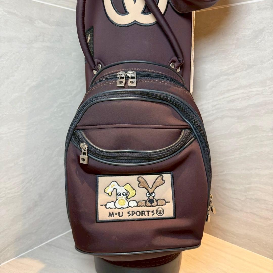 M・Uスポーツ ミエコ ウエサコ　キャディバッグ　キャスター付き