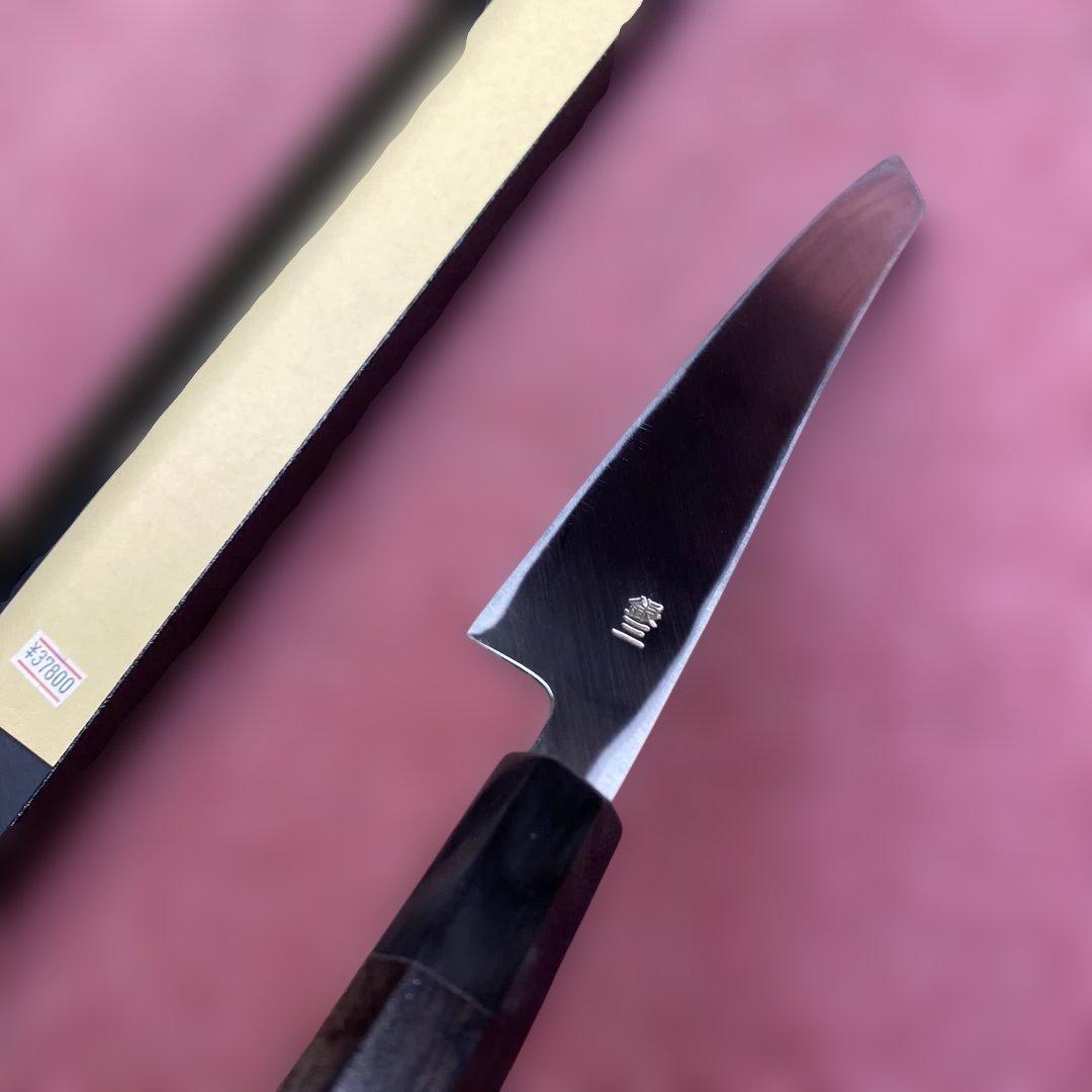 銀三　勘所切付柳刃包丁　240㎜ 8寸