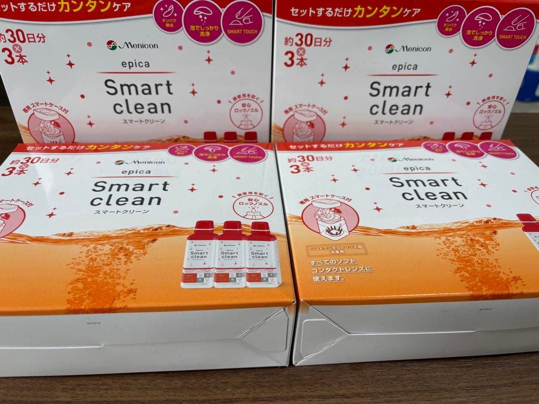 Smart clean 240ml 3本入容器付き 4ケース（合計12本）