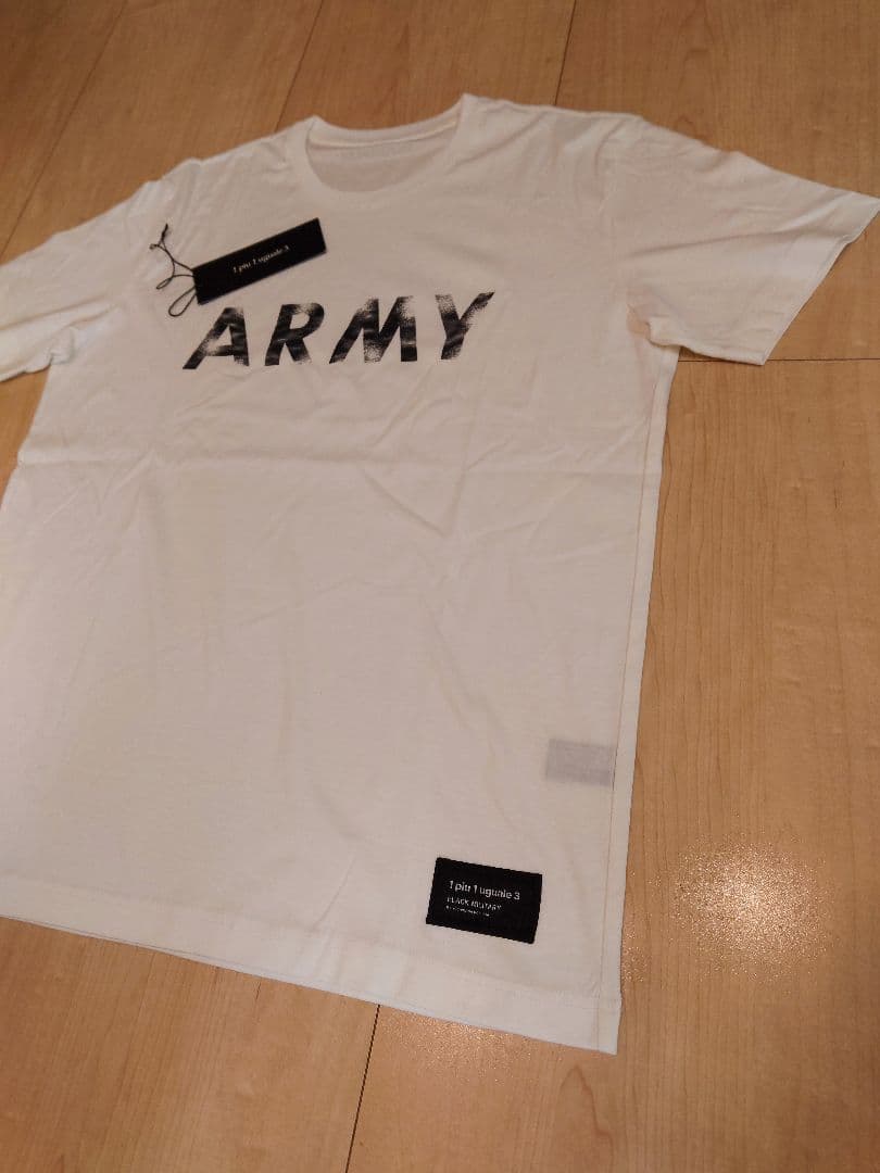 その他 1PIU1UGUALE3 VINTAGE LOGO ARMY T-SHIRT