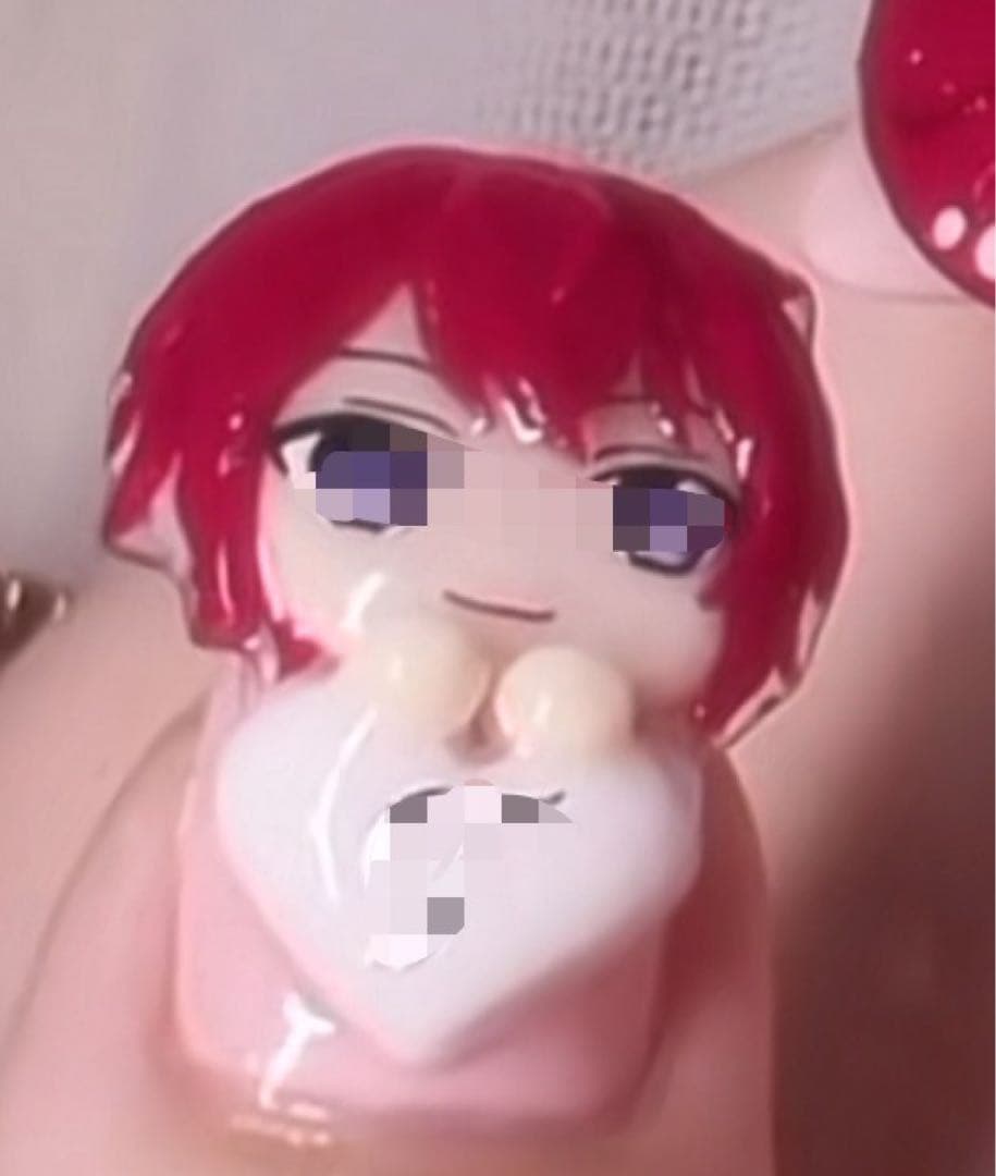 アニメキャラクター ハート型装飾 指輪付き