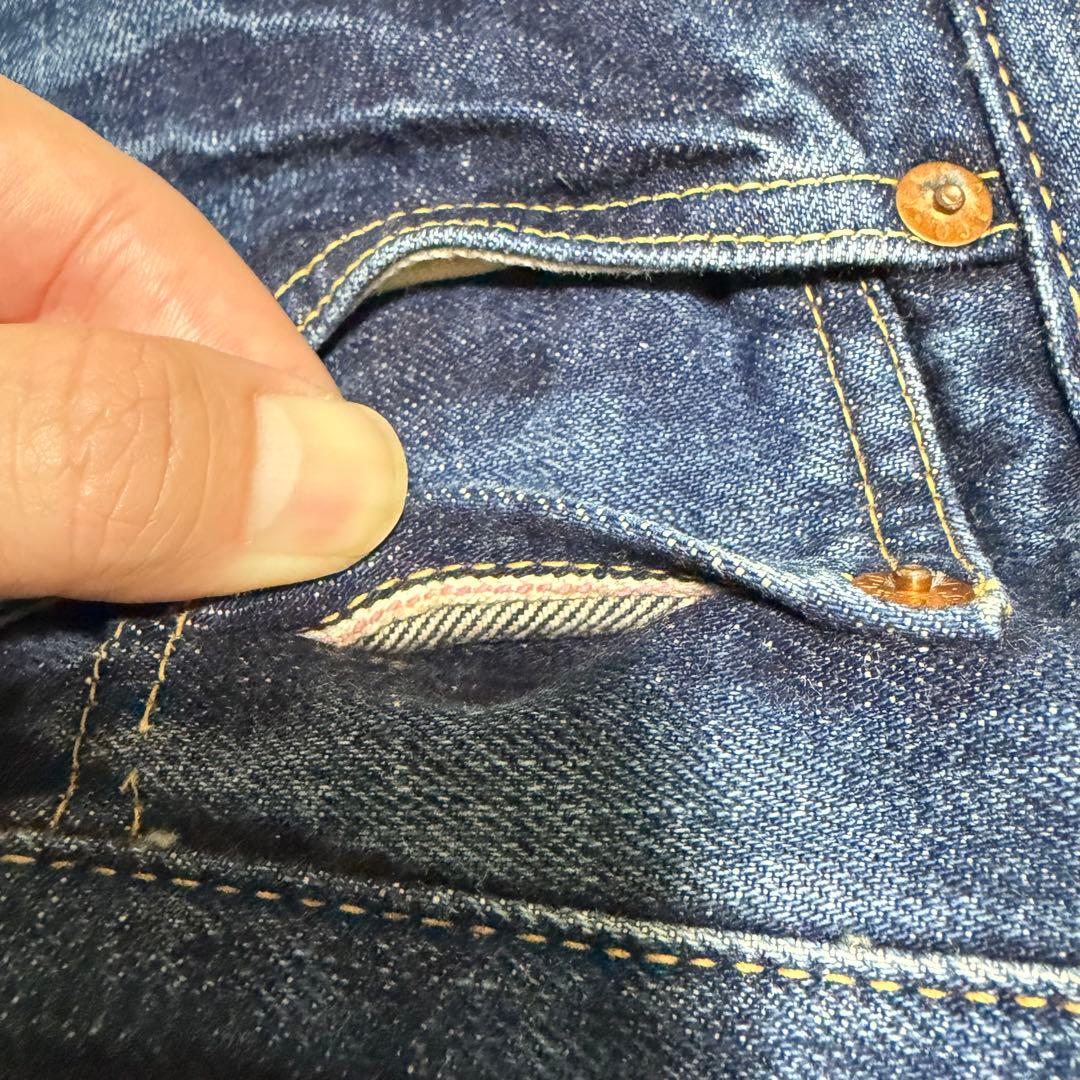 【希少】SUGARCANE 902 ロンスター セルビッジデニム W29