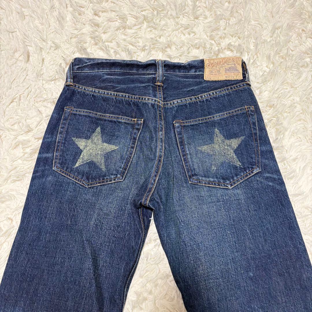 【希少】SUGARCANE 902 ロンスター セルビッジデニム W29