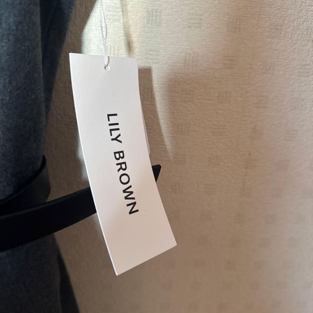 LILY BROWN ベルト付きミニロンパース