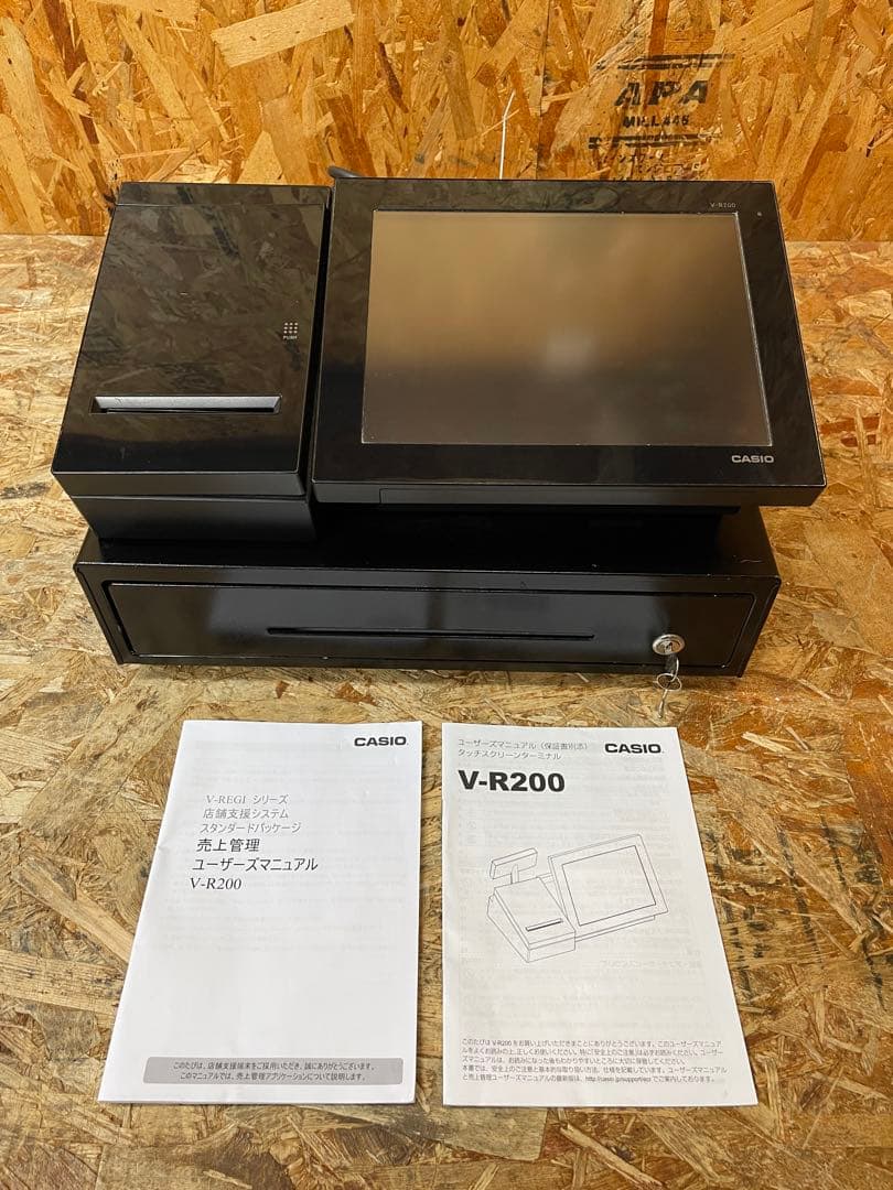 C(7332）カシオ タッチスクリーンターミナル V-R200-BD-J レジ
