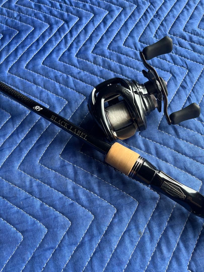 バス釣りタックル　ダイワブラックレーベル　タトゥーラセット