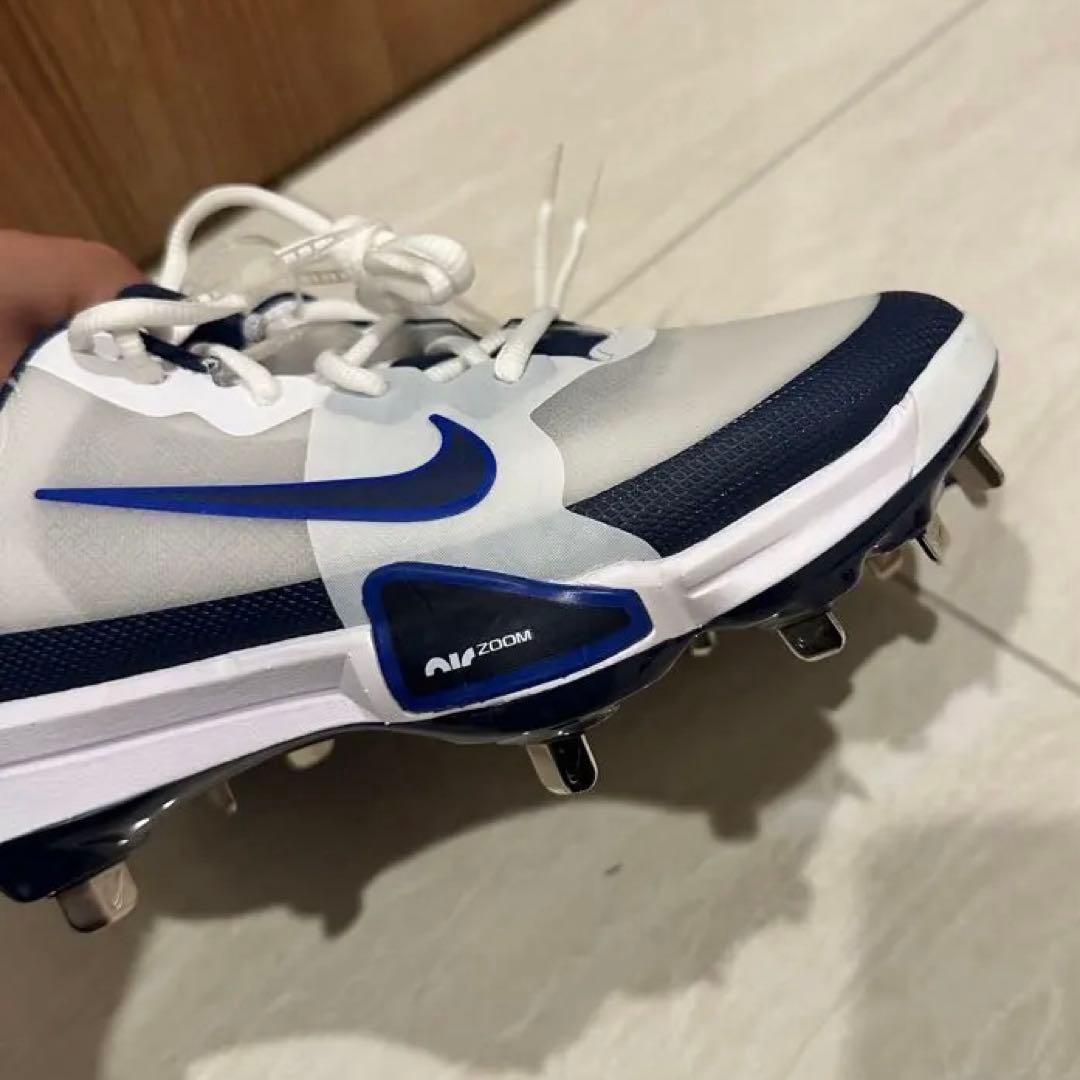 Nike Air zoom スパイクシューズ 26.5cmホワイト/ネイビー