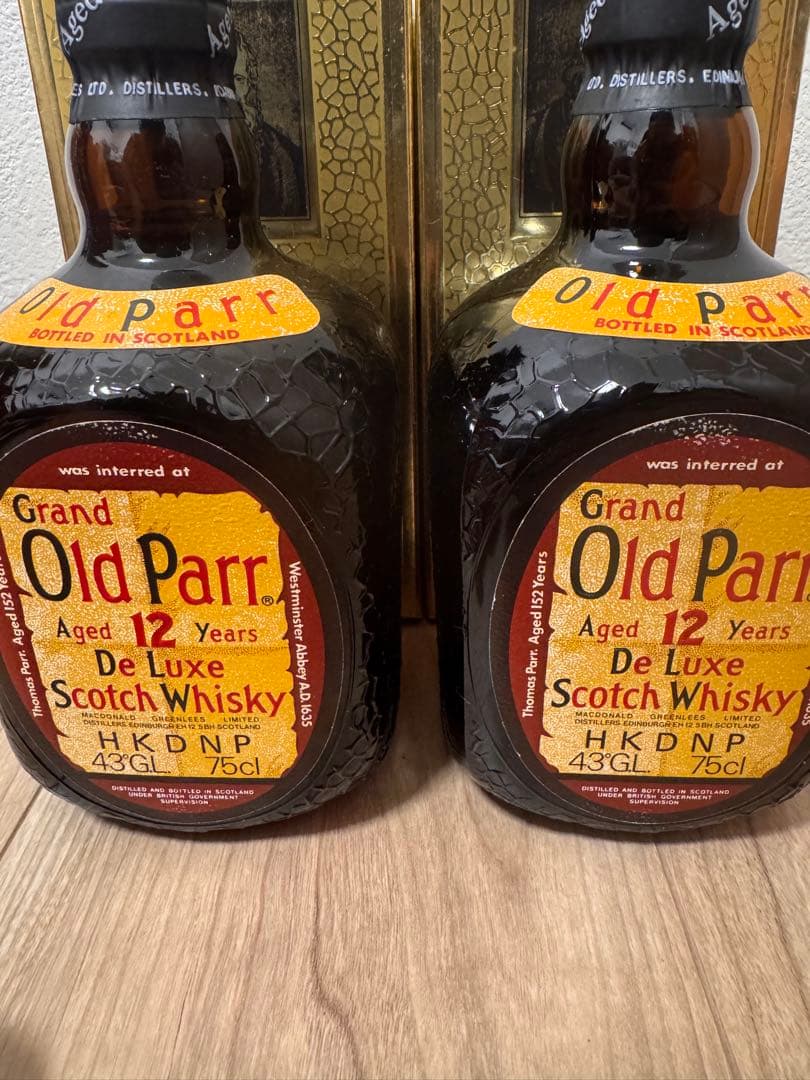 【未開栓】Old Parr 12年 スコッチウイスキー2本セット箱付き
