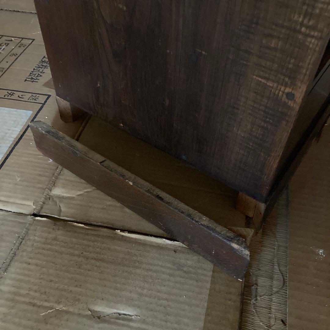 茶箪笥(違い棚付)　昭和初期アンティーク、ビンテージ