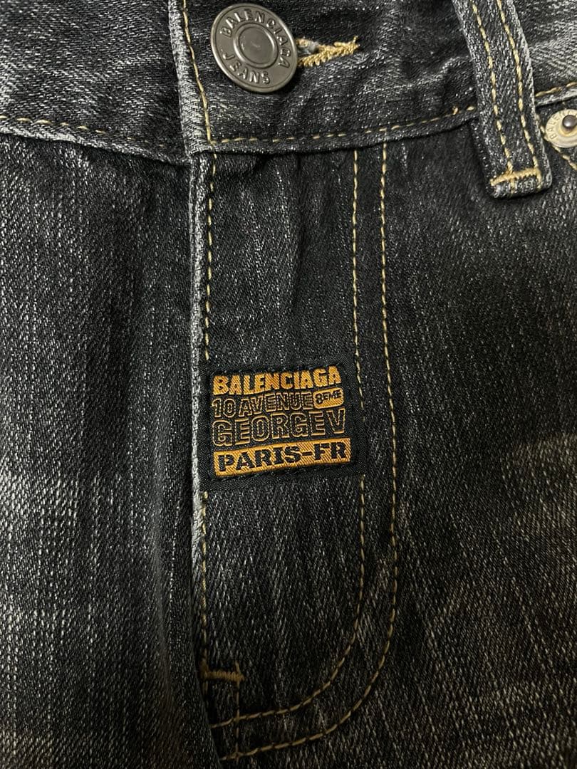 あ*様 balenciaga Relief Stitching Jeans