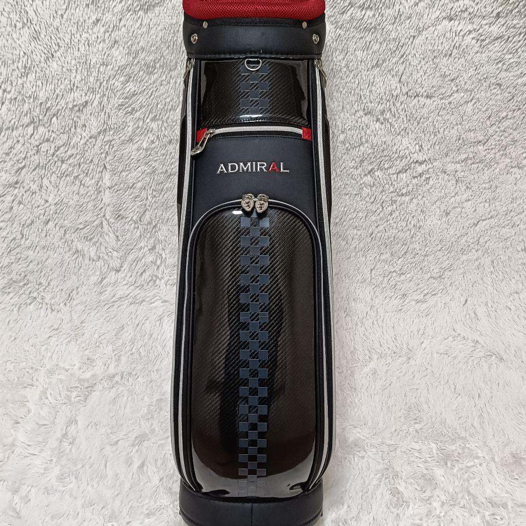 【未使用品】Admiral　GOLF　ゴルフ　キャディバッグ　訳あり　フード付き