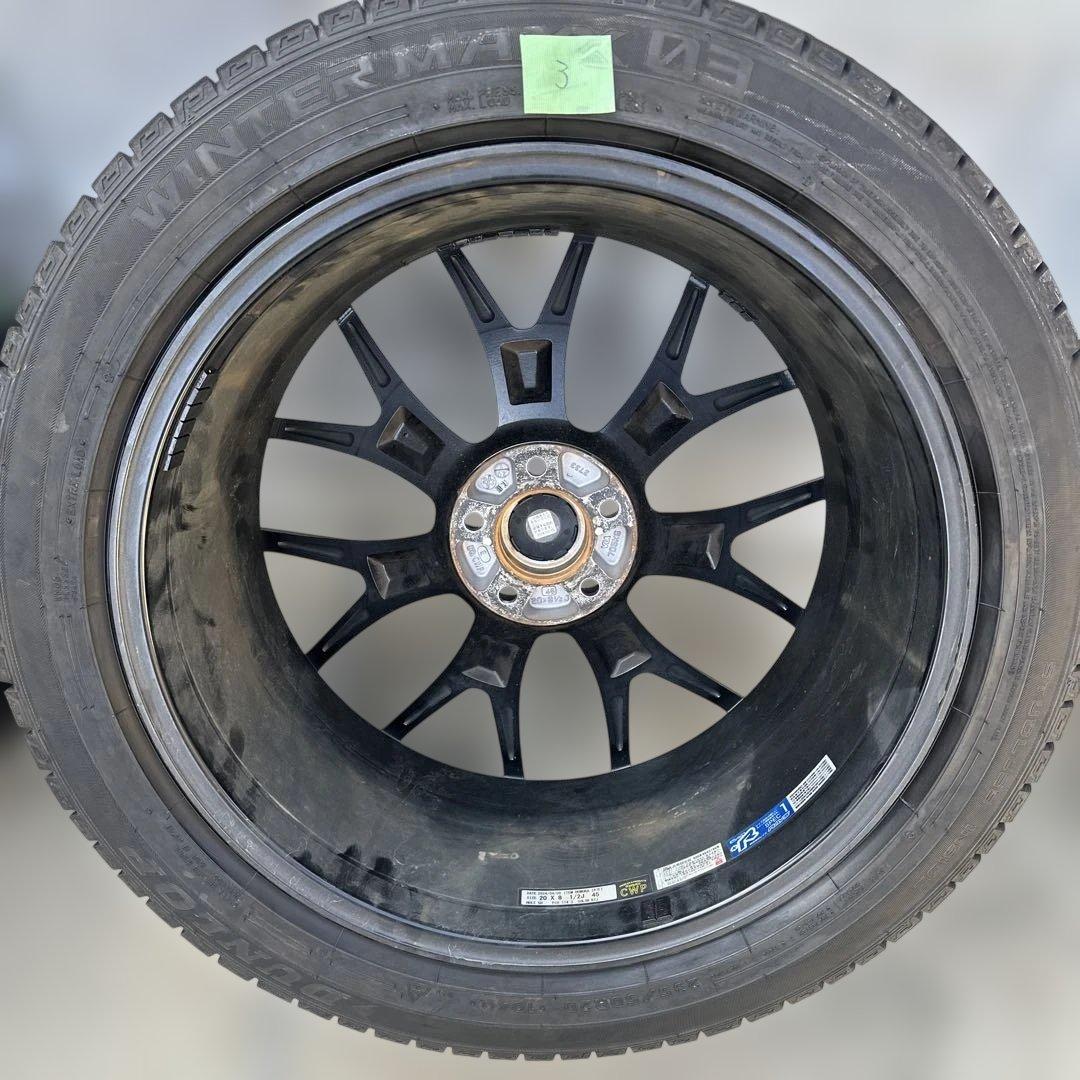 RAYS ホムラ20インチアルミとDUNLOP スタッドレスタイヤ　4本セット