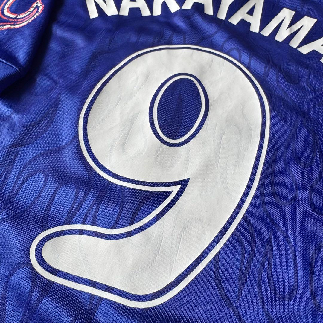 【９８W杯当時物モデル】中山雅史 ＃９ 日本代表 １９９８（H）アシックス