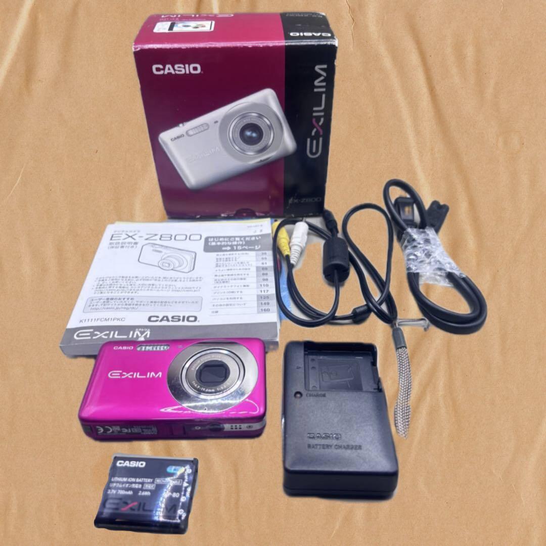 CASIO EXILIM EX-Z800 チェリーピンク