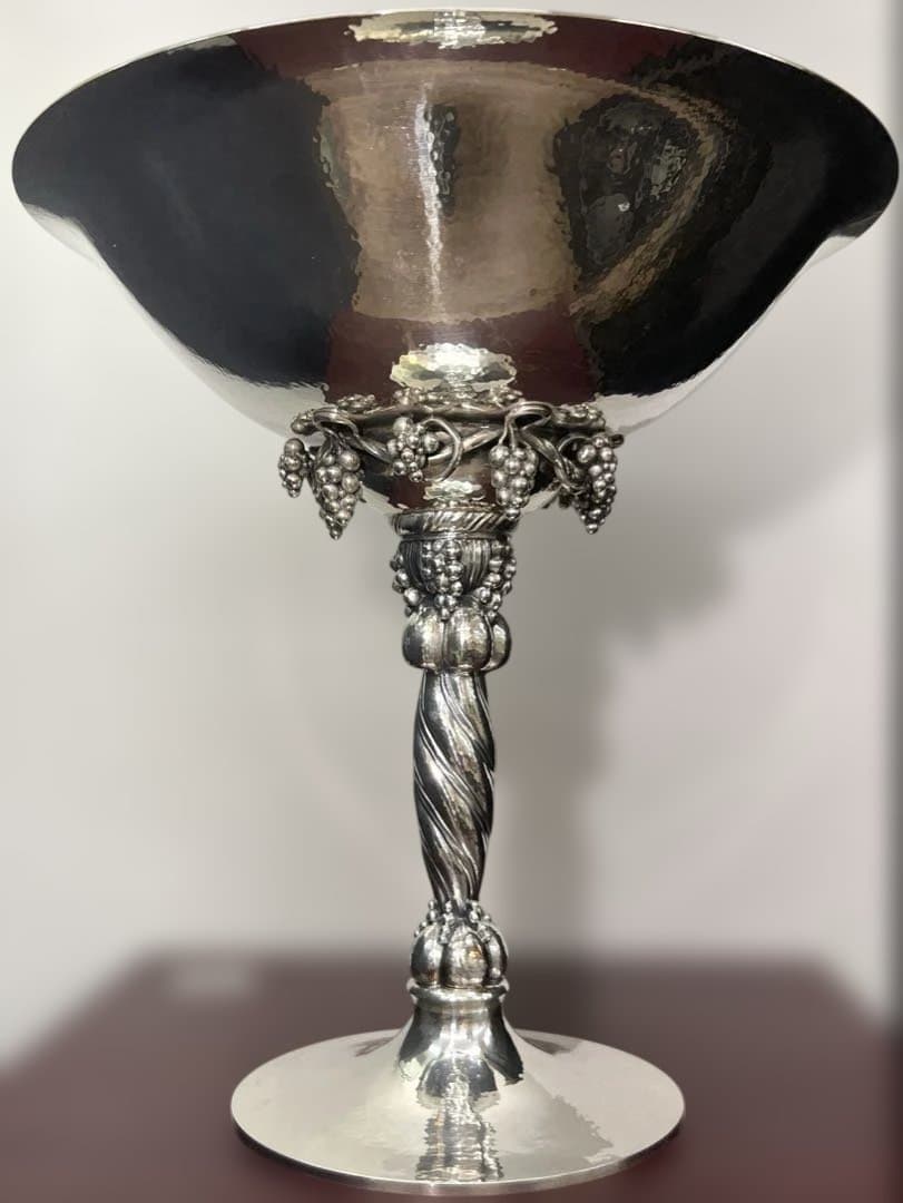 ジョージジェンセン最高峰Sterling純銀グレープボウル　1862g共箱チニチ