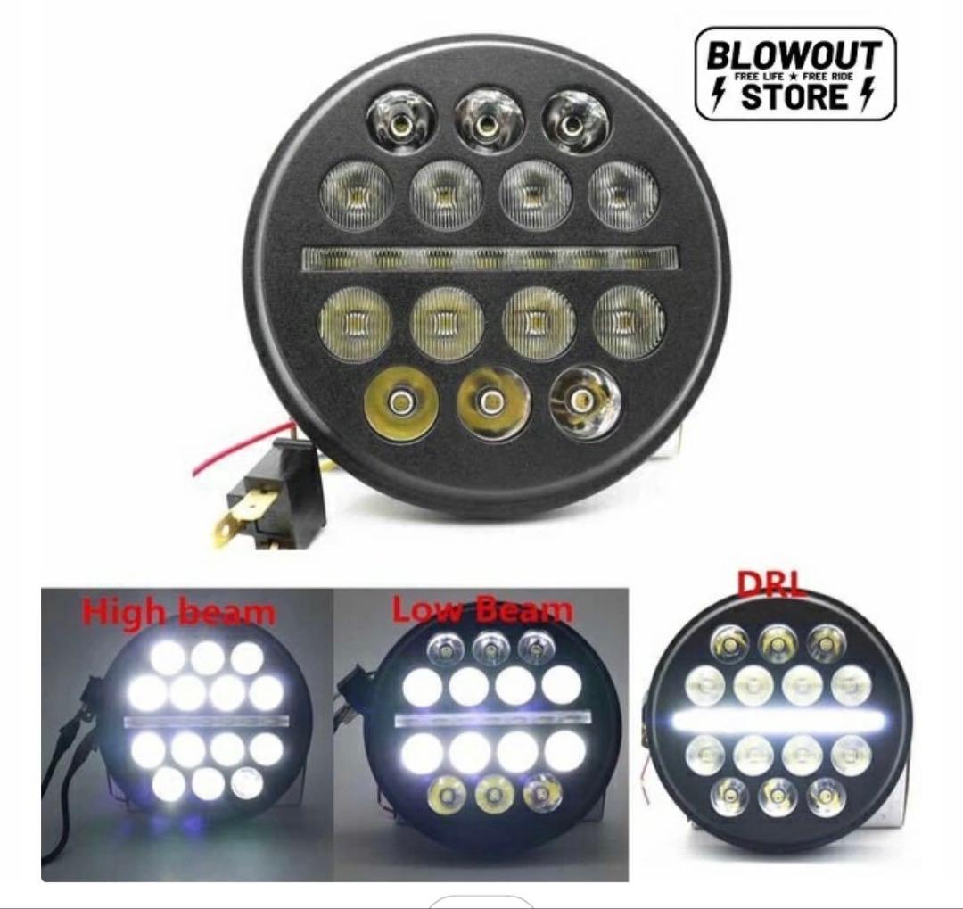 5.75 LEDヘッドライト ハーレーダビッドソン用