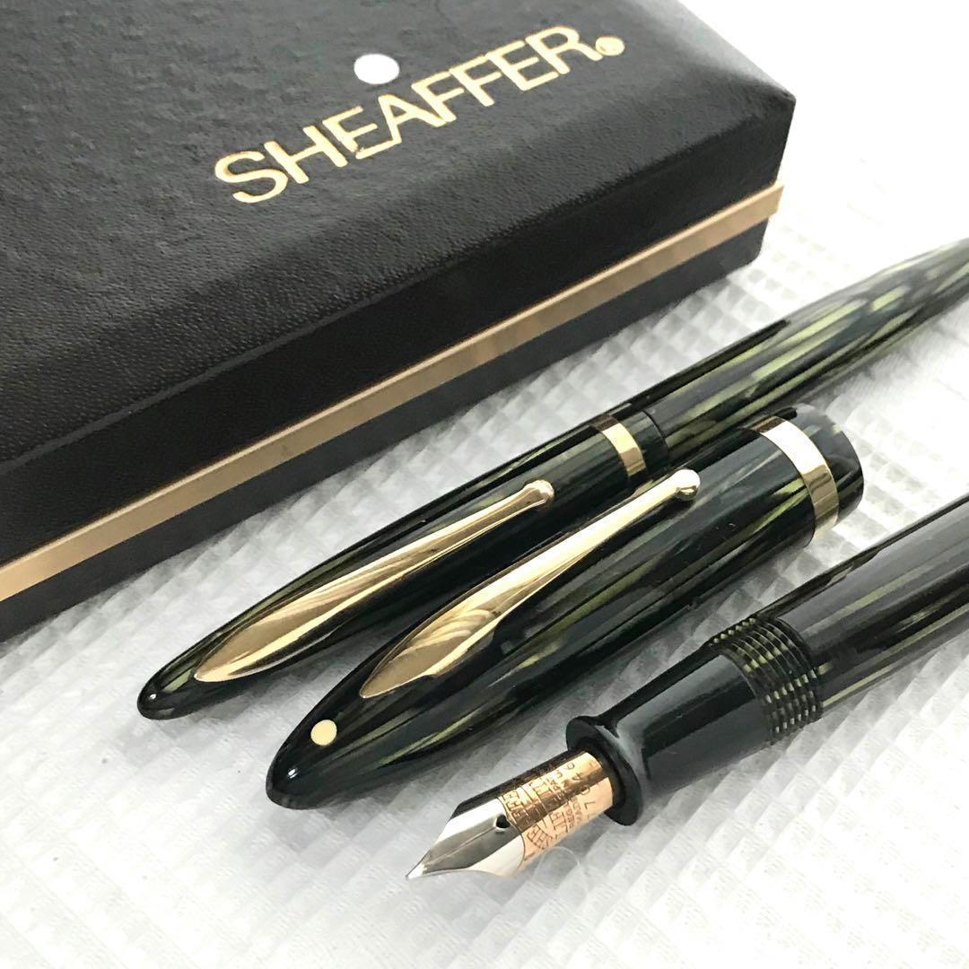 SHEAFFER LIFETIME、万年筆+ペンシル、ヴィンテージ　 14K
