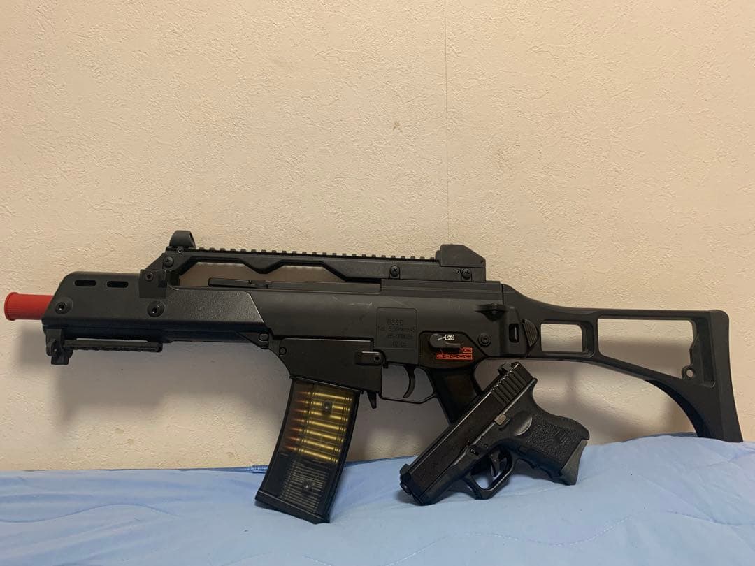 値下げ⭕️！東京マルイ 電動ガンG36cとGLOCK26ガスガンセット