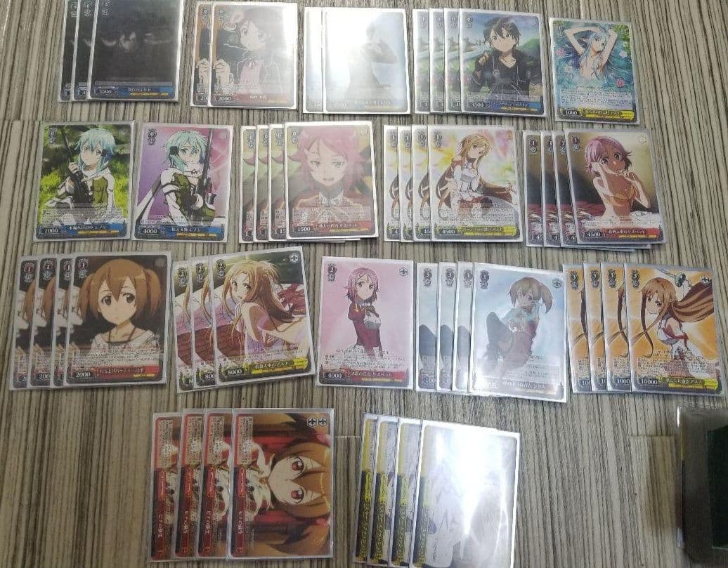 SAO ソードアートオンライン　デッキ　ヴァイス　スリーブ