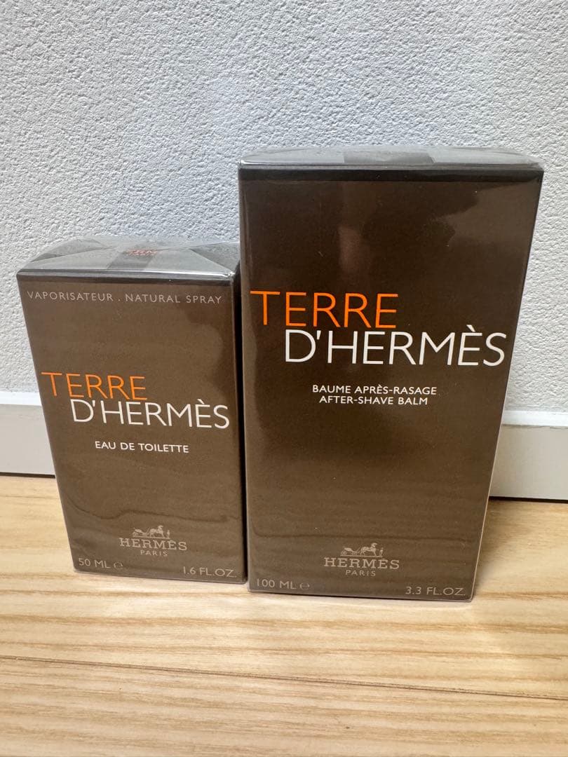 TERRE D'HERMÈS 香水とアフターシェーブバームセット