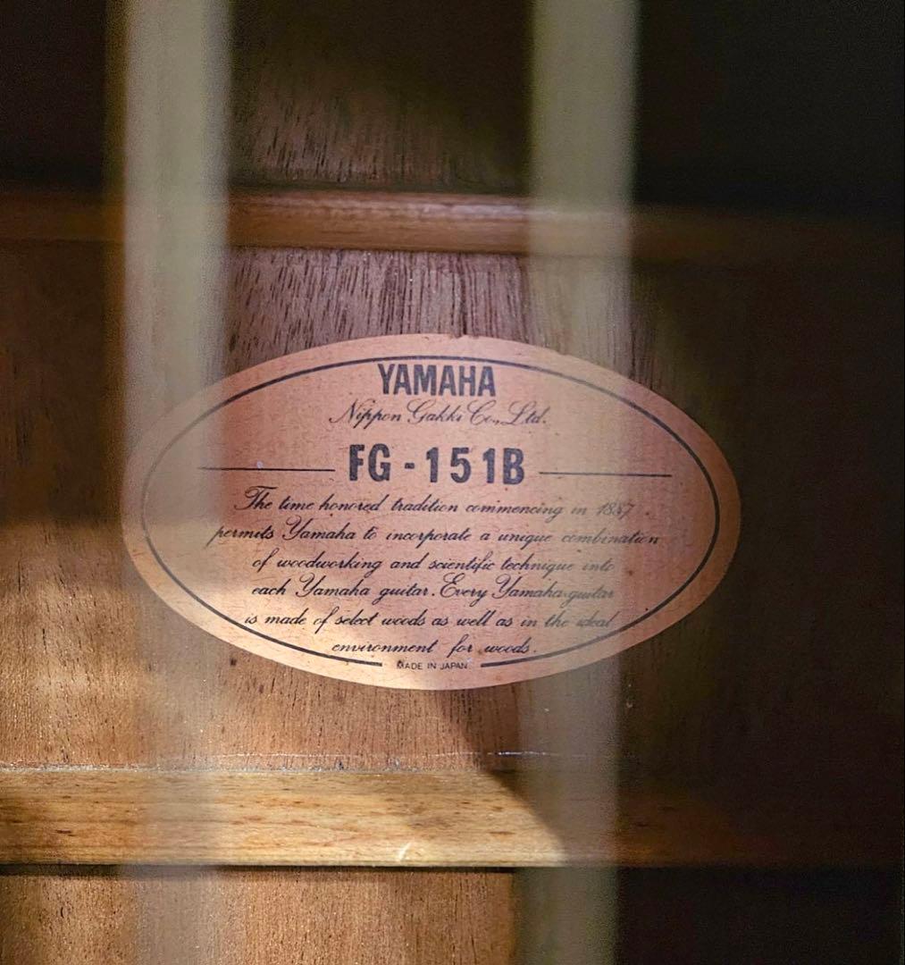 ヤマハ ギター　FG-151B　オレンジラベル
