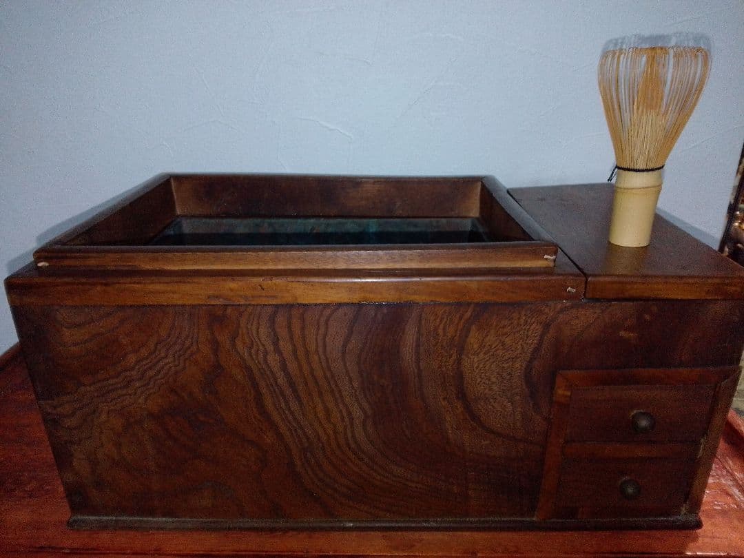 アンティーク 大正 昭和 関東型 ミニ 長火鉢　火鉢 小型 豆火鉢