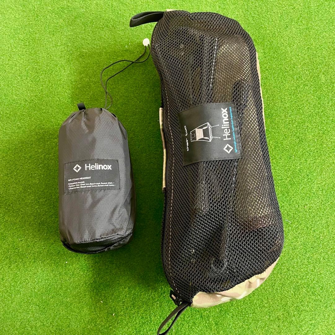 【超美品 廃盤品】Helinox サンセットチェア エアフォームヘッドレスト