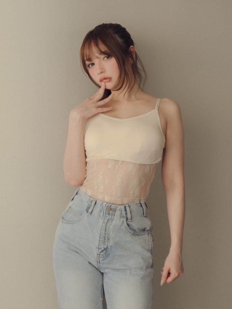 ANDMARY「Everyday lace camisole」