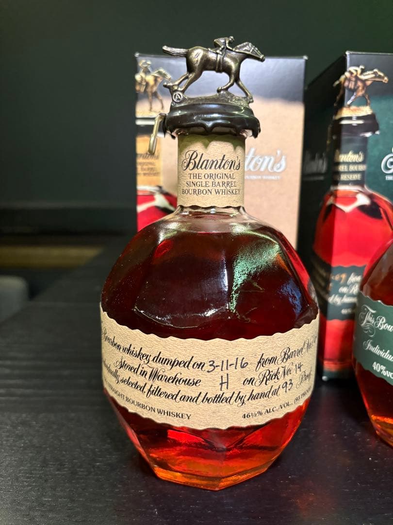 ブラントン ウイスキー バーボン 4本セット 箱付