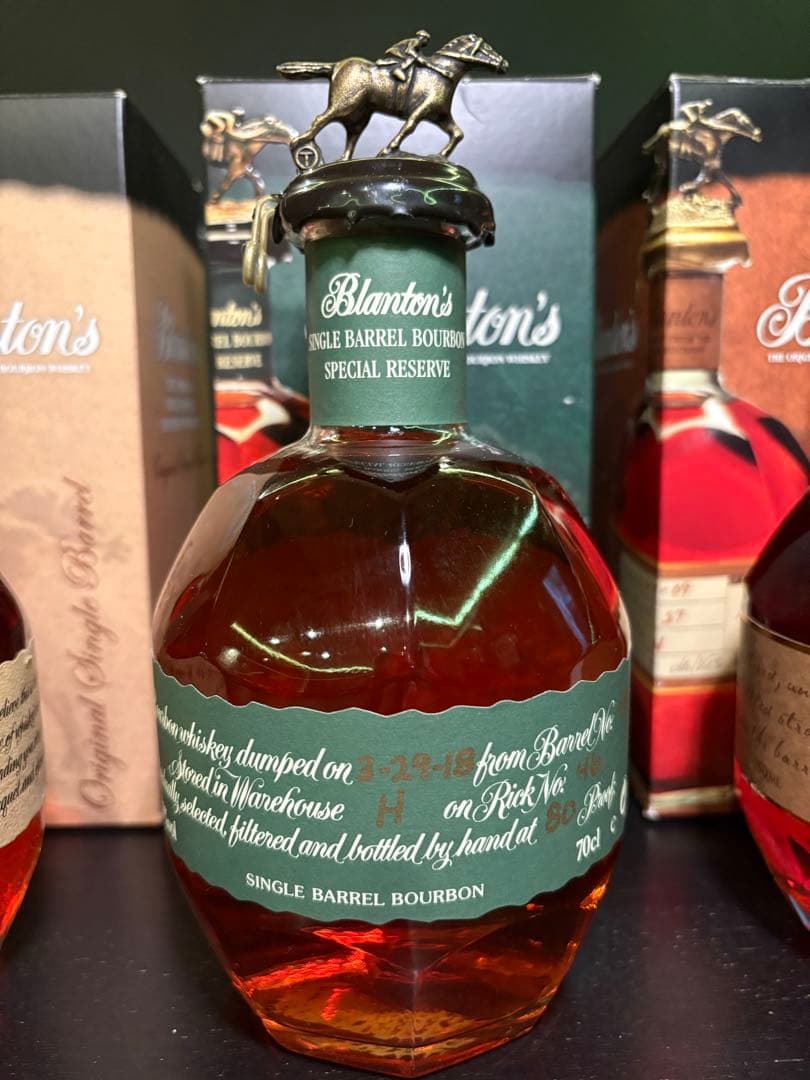 ブラントン ウイスキー バーボン 4本セット 箱付