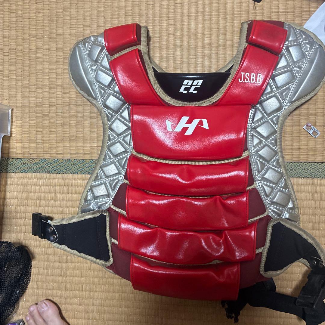 ハタケヤマ　キャッチャー防具セット