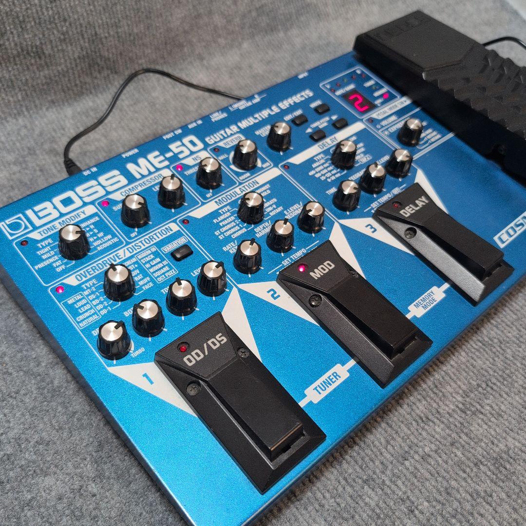 BOSS ME-50 マルチエフェクター 通電確認済 本体＋互換AC付