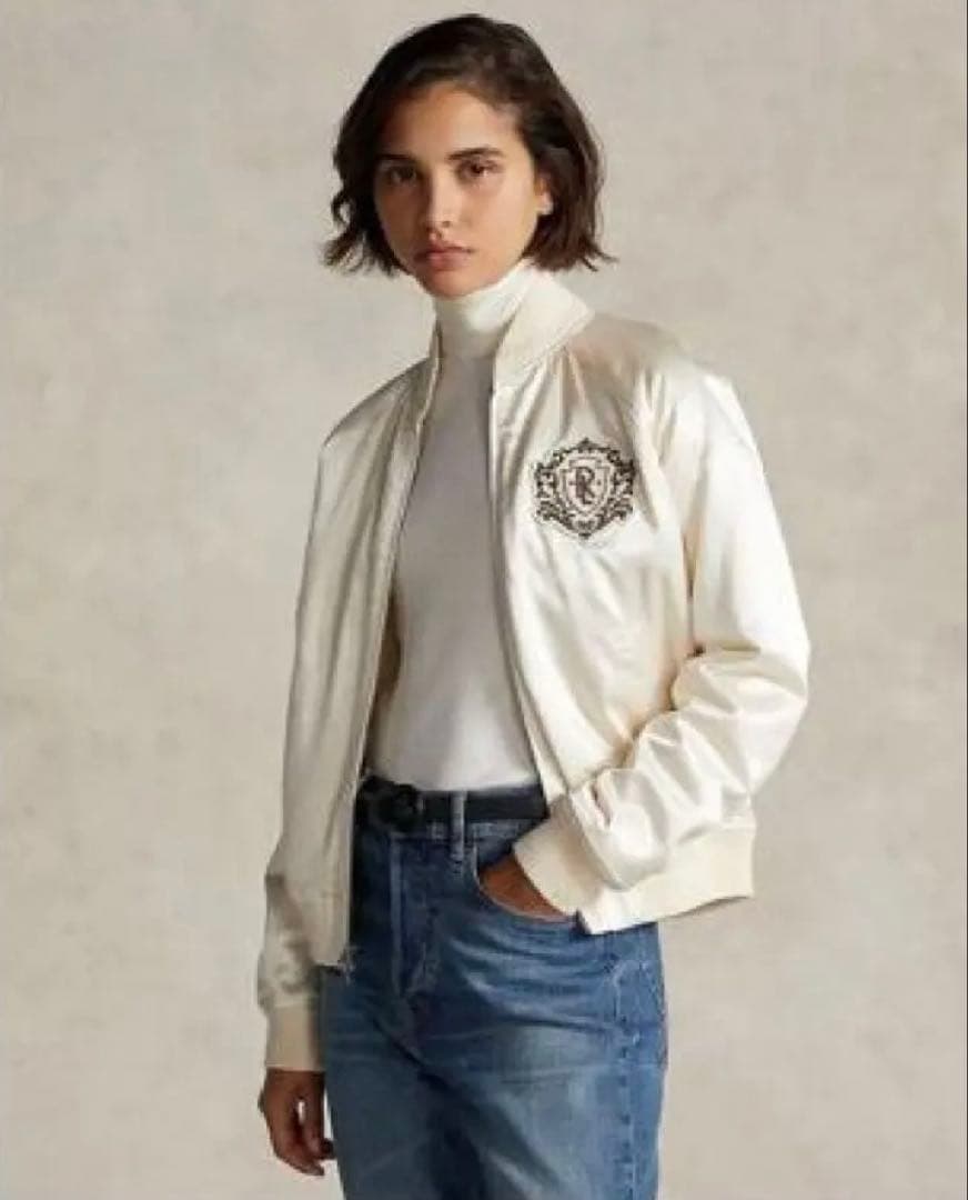 【美品】Polo Ralph Lauren サテン スカジャン