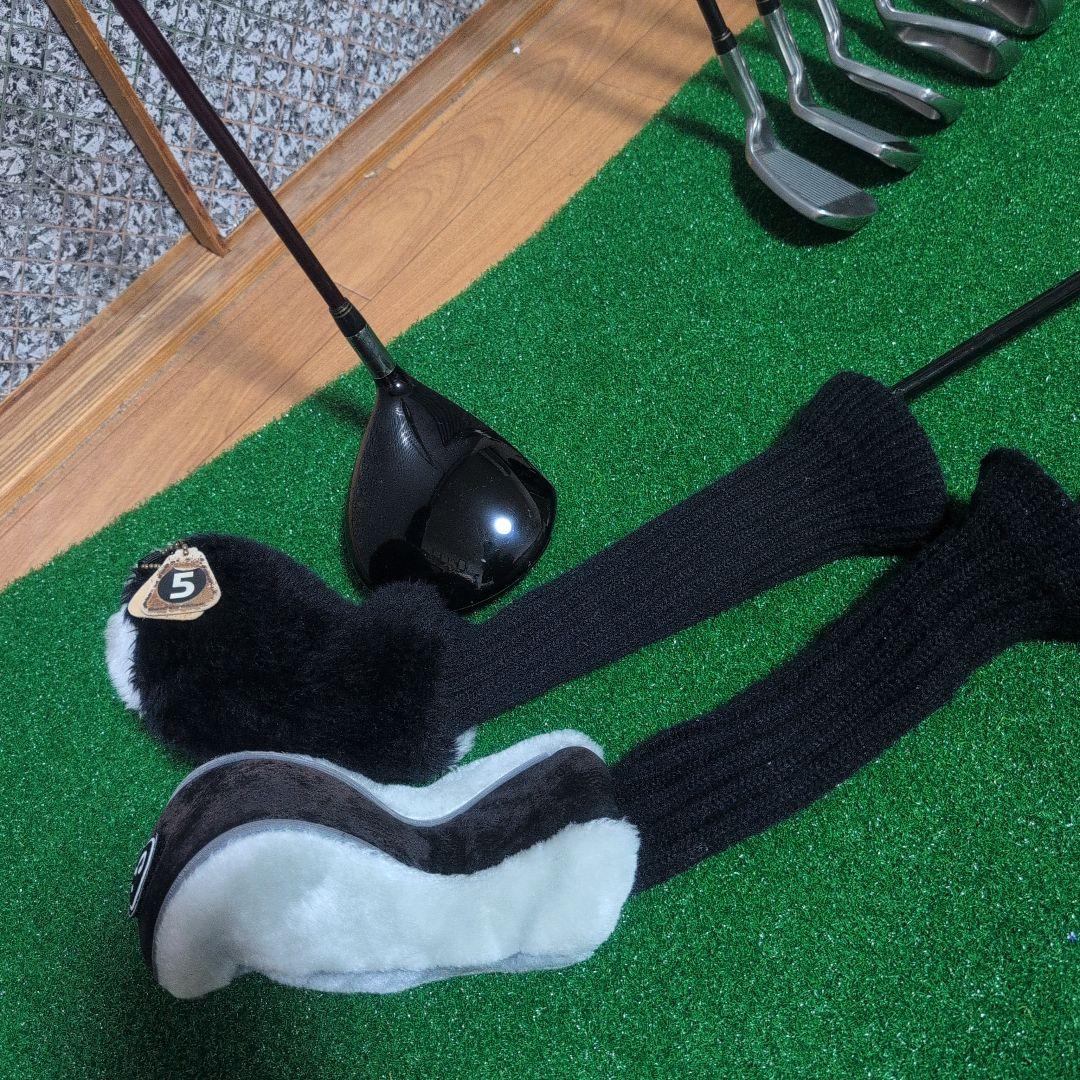 ゴルフ始める方にぴったり！クラブ12本とキャディーバッグセット　フレックスS