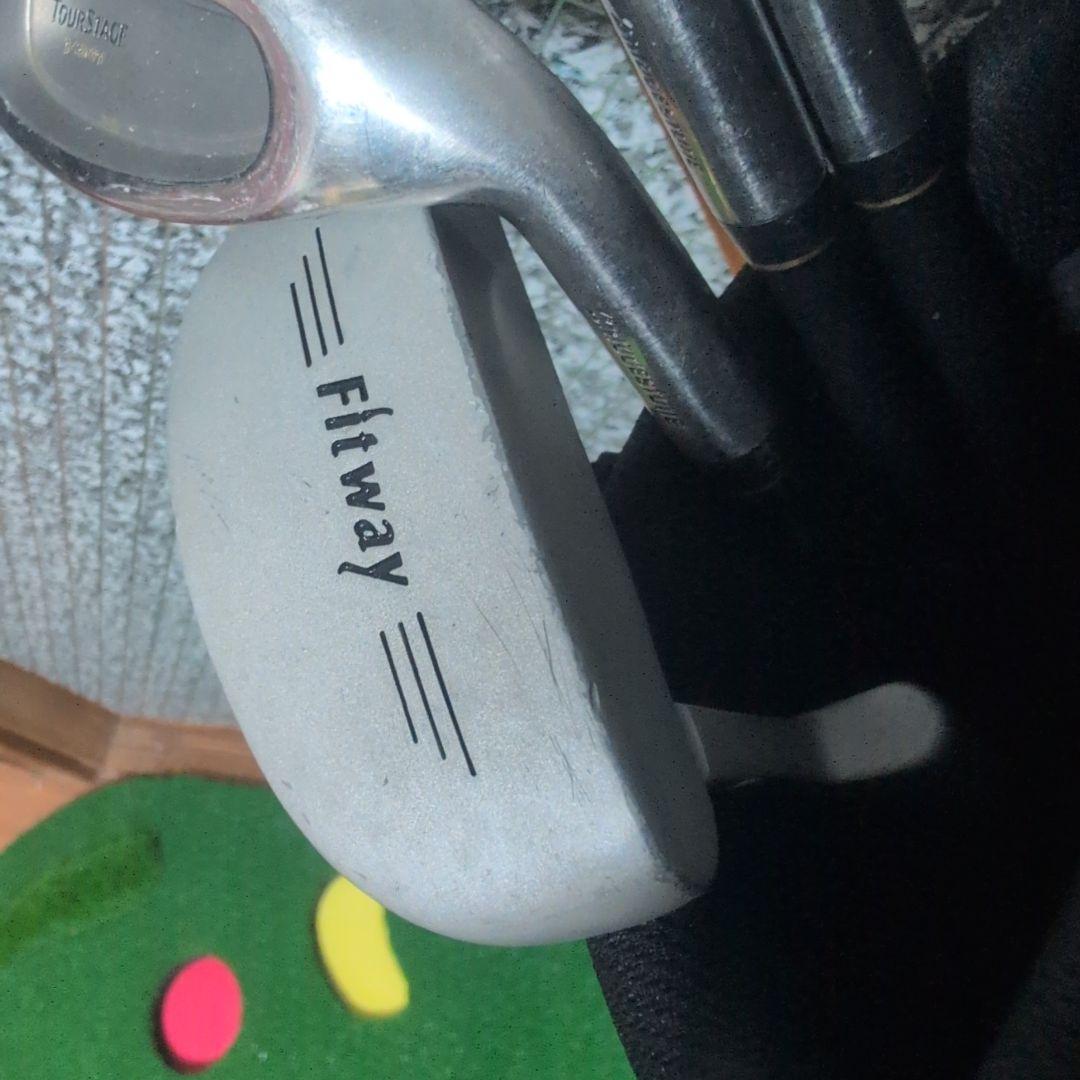 ゴルフ始める方にぴったり！クラブ12本とキャディーバッグセット　フレックスS