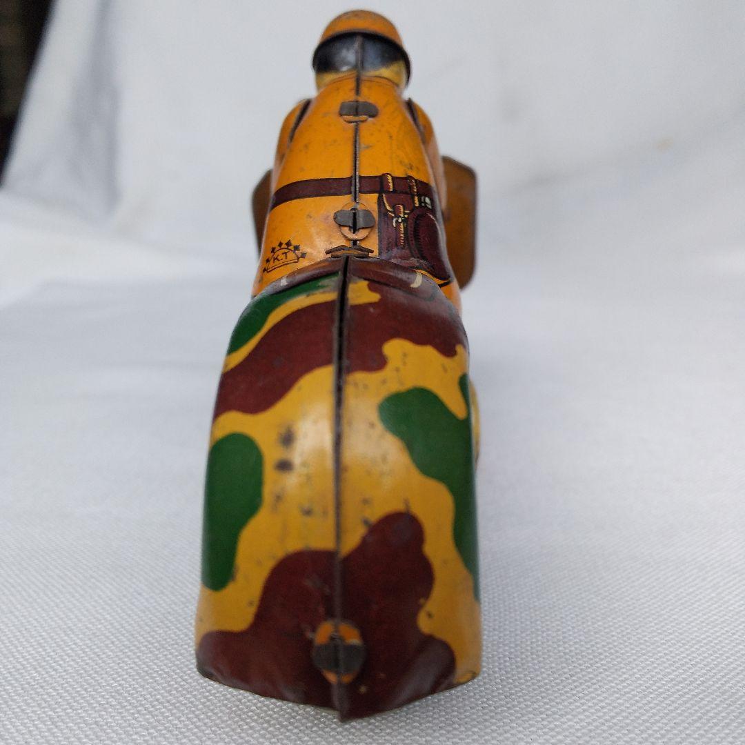 旧日本軍 ブリキ バイク オートバイ 昭和 レトロ ビンテージ アンティーク